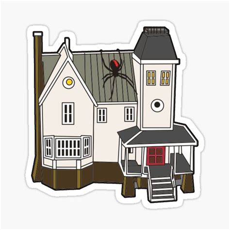 Beetlejuice House Sticker by nerdpins | Beetlejuice house, Beetlejuice ...