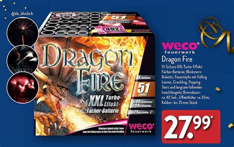 Weco Feuerwerk Dragon Fire Angebot Bei ALDI Nord 1Prospekte De