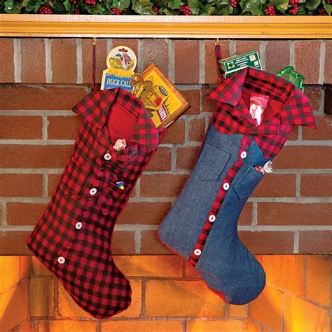 Redneck Christmas Stockings Denim Spilsbury