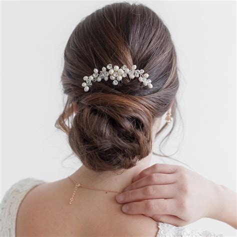 Pearl Wedding Hair Pieces Etsy