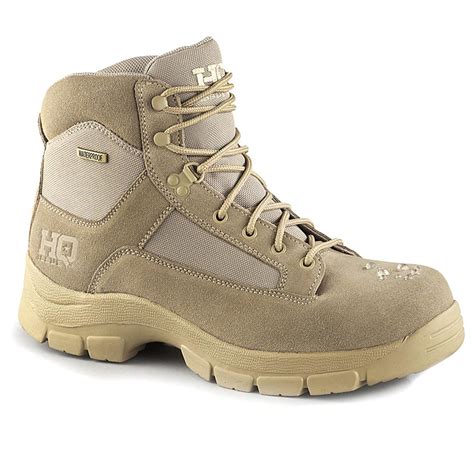 Hq Issue Men S Waterproof Desert Tactical Boots Tactical