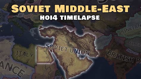 What If The Soviet Union Annexed The Middle East HOI4 Timelapse