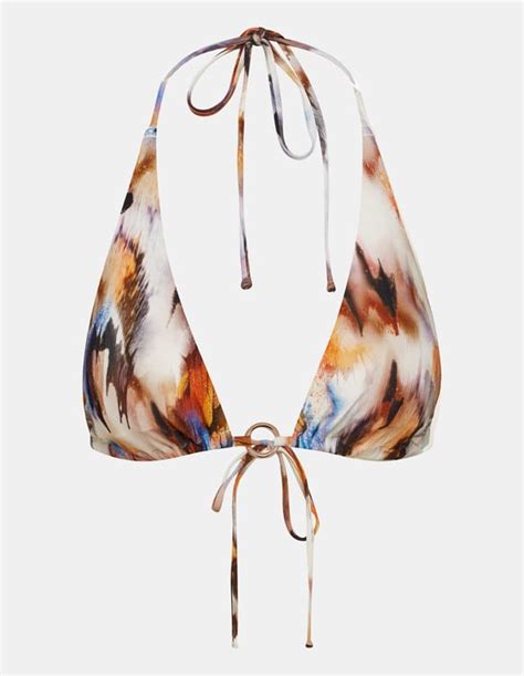 Góra od bikini typu trójkąt Adventure brązowy ESOTIQ