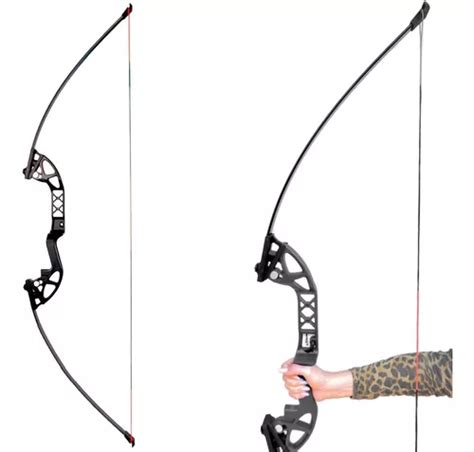 Arco E Flecha Python Nwj Lbs Recurvo Profissional Longbow