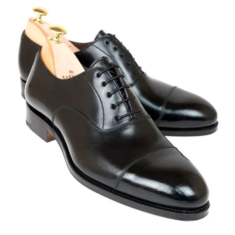 Carmina Shell Cordovan Oxfords 732 Soller Black