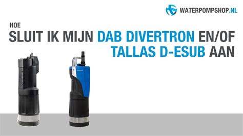 Aansluiten DAB Divertron Tallas D ESUB Onderwaterhydrofoor YouTube