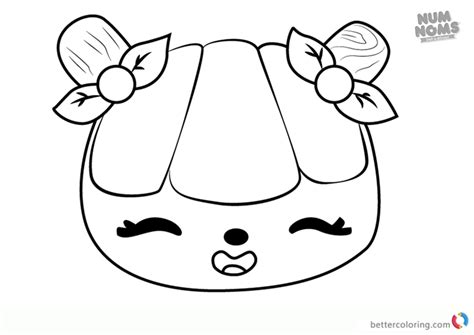 Num Noms Coloring Pages At Free Printable Colorings