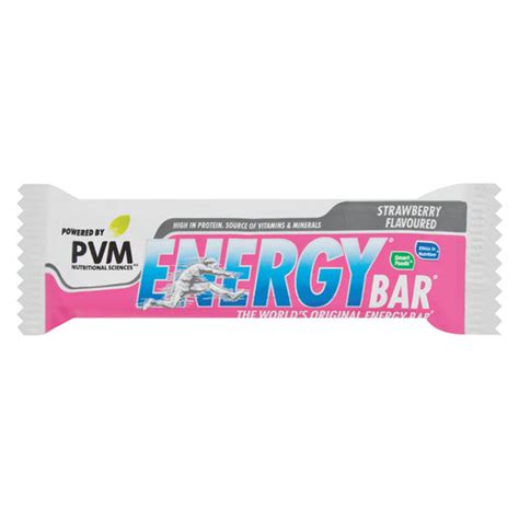 PVM Strawberry Energy Bar 45g PnP