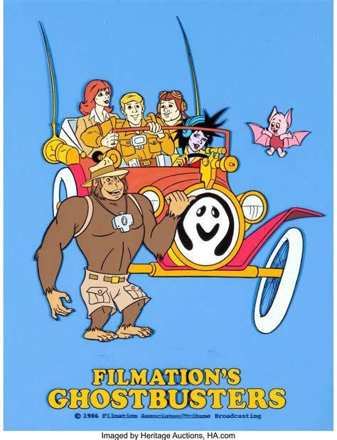 Filmations Ghostbusters Publicity Cel Filmation 1986 Lot