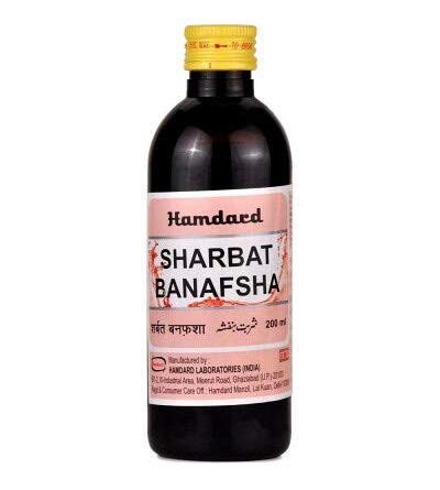 Unani Medicine Hamdard Sharbat Banafsha Ml