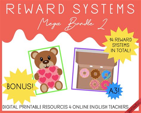 Teaching ESL Reward Systems Mega Bundle 2 Printable Resources For