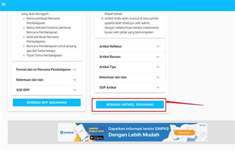 Tata Cara Unggah Artikel Di Guru Berbagi Panduan Simpkb Program