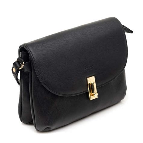 Sac Bandouli Re Cpts En Cuir Katana Noir Planetebag