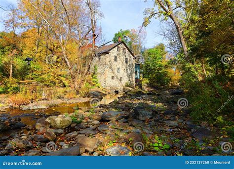 Freligh Mill on Pike River. Editorial Image - Image of antique, historical: 232137260