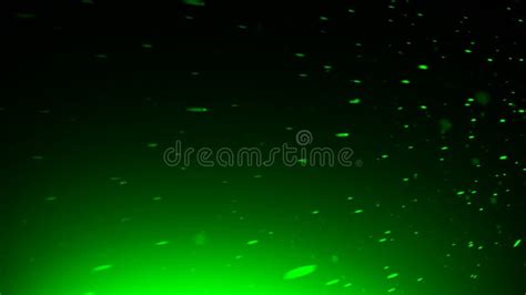 Flying Green Fire Embers Particles Texture Overlays Burn Debris