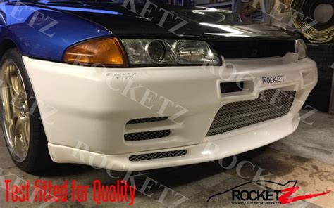 R Gtr Oem Style Pc Front Bumper W Nismo Vents Frp Sale