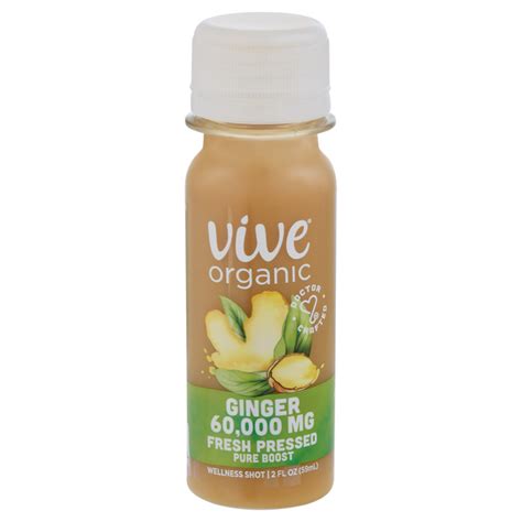 Save On Vive Organic Ginger 60000 Mg Pure Boost Wellness Shot Order