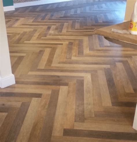 Amtico Spacia 3 Colour Herringbone Flooring