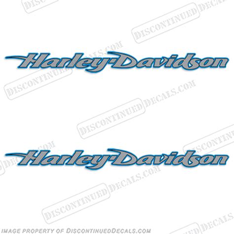 Harley Davidson Fuel Tank Motorcycle Decals Set Of 2 Style 24