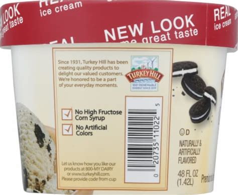 Turkey Hill Cookies N Cream Ice Cream Fl Oz Fred Meyer