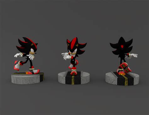 Shadow the hedgehog statue (different angles) by DillanMurillo on ...