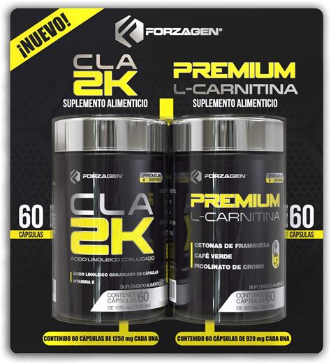 Forzagen Cla K Premium L Carnitina Two Pack Capsulas C U L