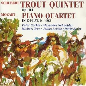 Amazon Co Jp Schubert Trout Quintet Op 114 Mozart Piano Quartet K