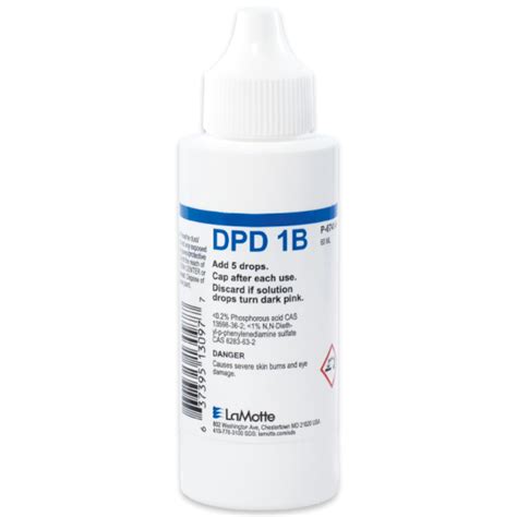 Dpd B Free Chlorine Liquid Reagent Ml Lamotte Pacific