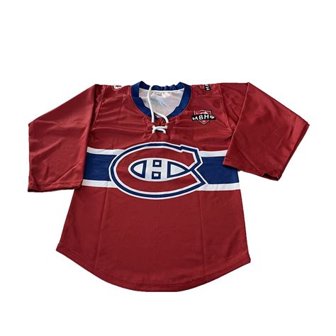 Kids Youth Sublimated Canadiens Practice Hockey Jerseys