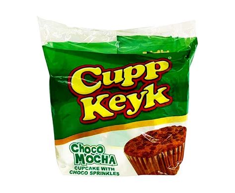 Cupp Keyk Choco Mocha Cupcake With Choco Sprinkles 10 Packs X 33g