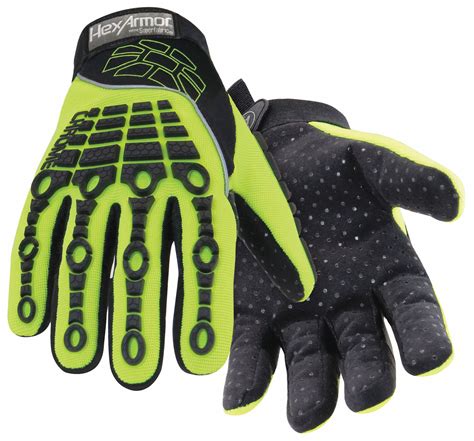 Hexarmor Mechanics Gloves Xs Mechanics Glove Synthetic Leather