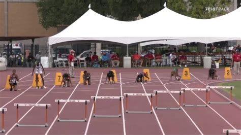 High School Girls 300m Hurdles Class 6a Finals 1