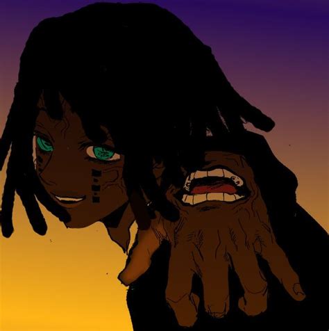 Enmu demon slayer by me! | Black anime characters, Cartoon painting ...