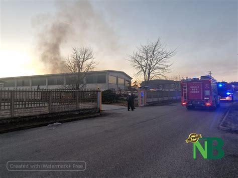 Cavaglià Fuoco divampa nel cortile di un capannone incendio domato