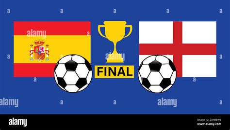 Spain Vs England Euro 2024 England Euro 2024 Stock Vector Image And Art