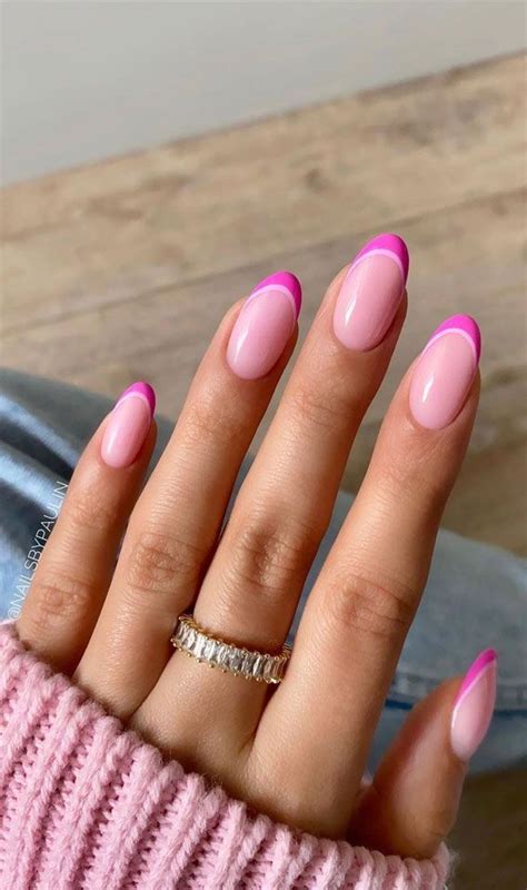 Best Spring Nail Ideas For Pink French Tip Nails Artofit