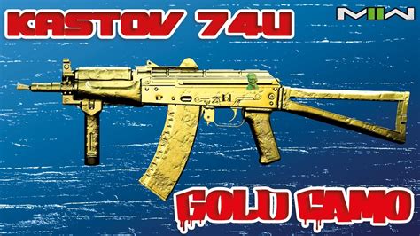 Kastov U Gold Camo Call Of Duty Modern Warfare Youtube