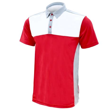 Contrast Chest Panel Polo Tee Corporate Theme Polo T Shirt