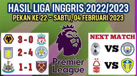 Hasil Liga Inggris 2022 2023 Tadi Malam Wolves Vs Liverpool