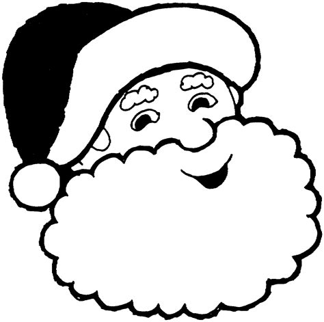 Free Santa Claus Black And White Clipart, Download Free Santa Claus ...