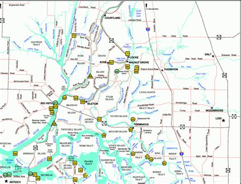 Delta Maps Deltacalifornia Map Of California Delta Waterways