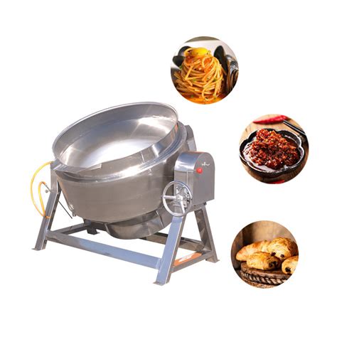 100L 200L Industrial Steam Electric Tomato Paste Cooking Mixer Machine