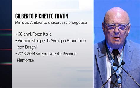 Chi è Gilberto Pichetto Fratin il nuovo ministro dellAmbiente e della