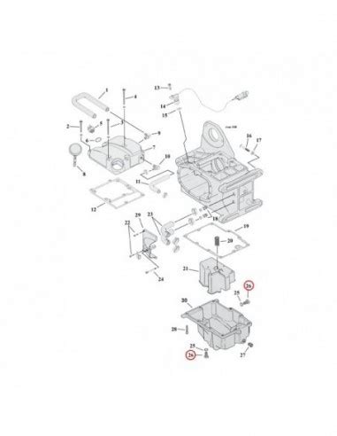 Tappo Magnetico Scarico Olio Cambio Per Softail Dal Al Rif