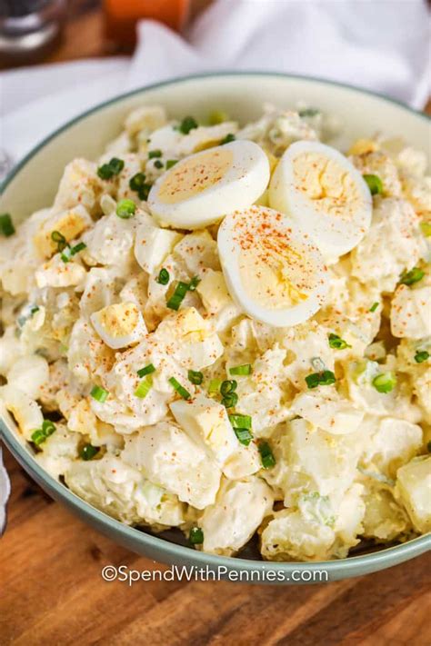 Deviled Egg Potato Salad {Creamy & Chunky!} - Spend With Pennies