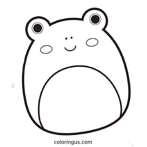 Free Squishmallow Coloring Page Coloringus