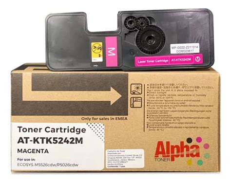 Kit 4 Toner Compatible Con Kyocera Tk 5442 2y 1c 1m Meses sin interés