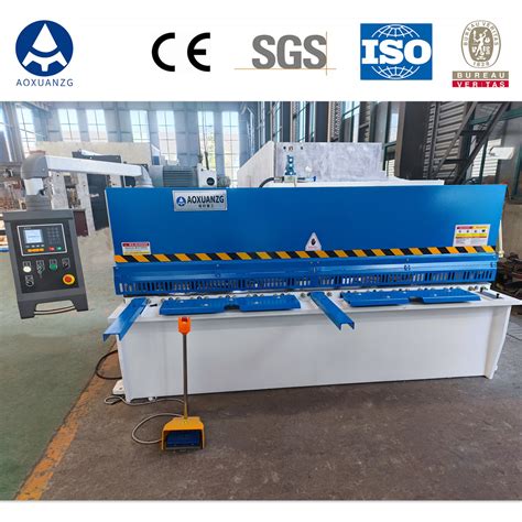 Aoxuan Estun E S Hydraulic Shearing Machine Sheet Metal Cutting