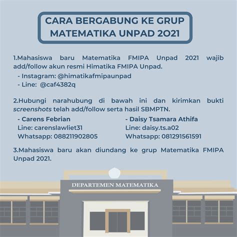 Selamat Datang Mahasiswa Baru Matematika Unpad Jalur SBMPTN 2021