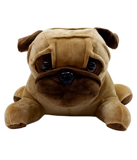 Cachorro Pug Marrom Deitado Cm Pel Cia Xt F Minas De